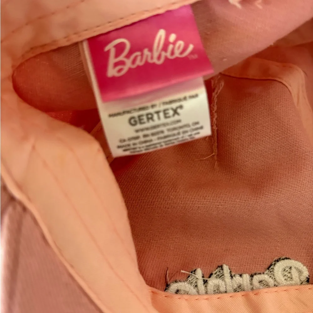 Barbie Soft Pink embroidered Logo Cap by Gertex adjustable